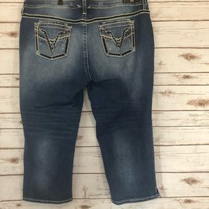 Vigoss women jean Dublin Capri heritage fit Sz 22